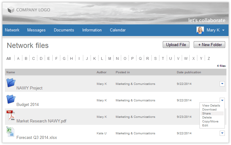 Comparte archivos e información de manera fácil y segura